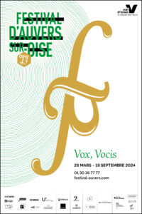 Poster for Opus 43 of the Festival d\'Auvers-sur-Oise