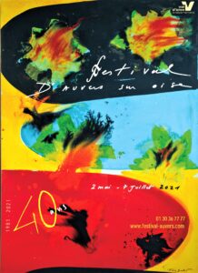 Poster for Opus 40 of the Festival d\'Auvers-sur-Oise