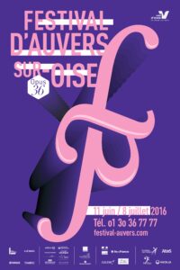 Poster for Opus 36 of the Festival d\'Auvers-sur-Oise